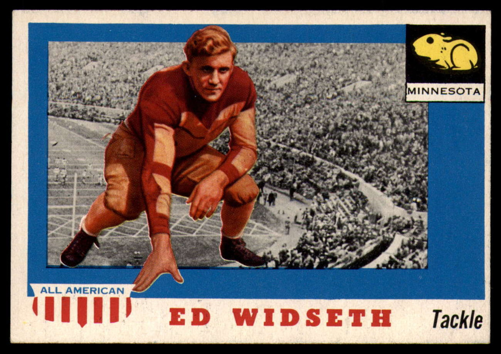 1955 Topps All American #48 Ed Widseth EX/NM  ID: 116768