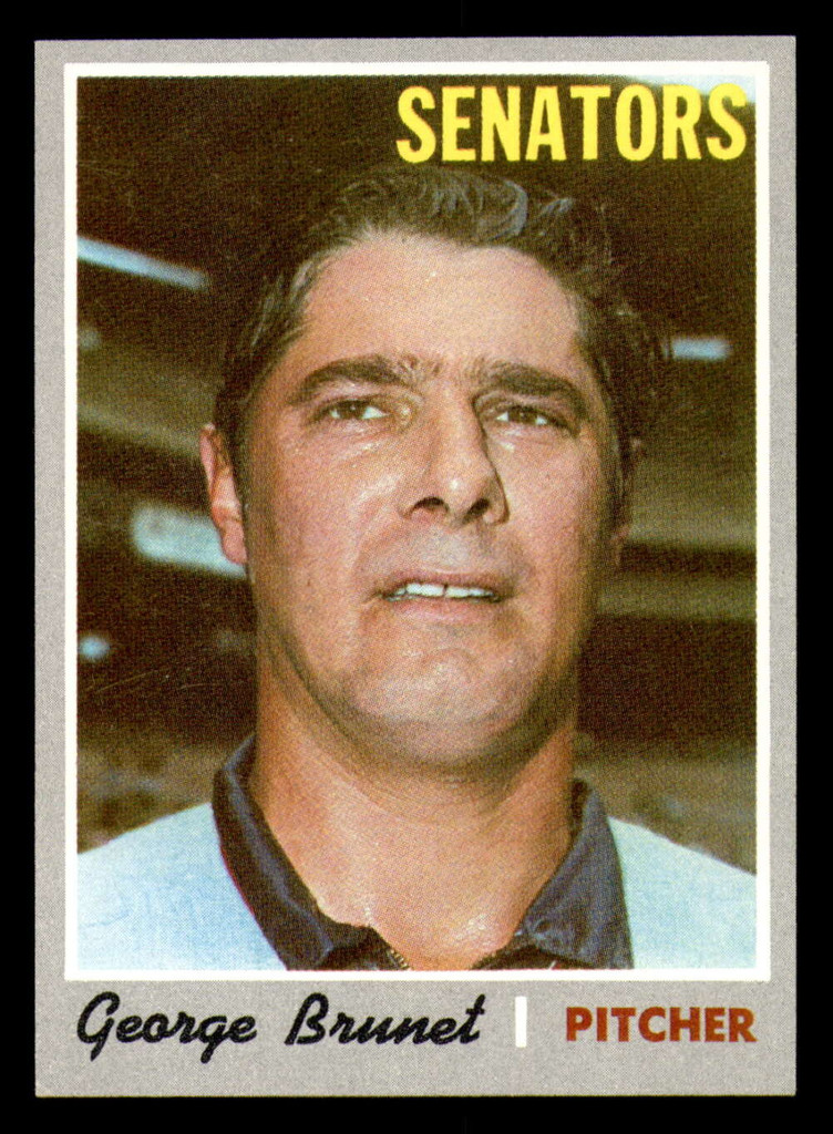 1970 Topps #328 George Brunet Ex-Mint  ID: 289298
