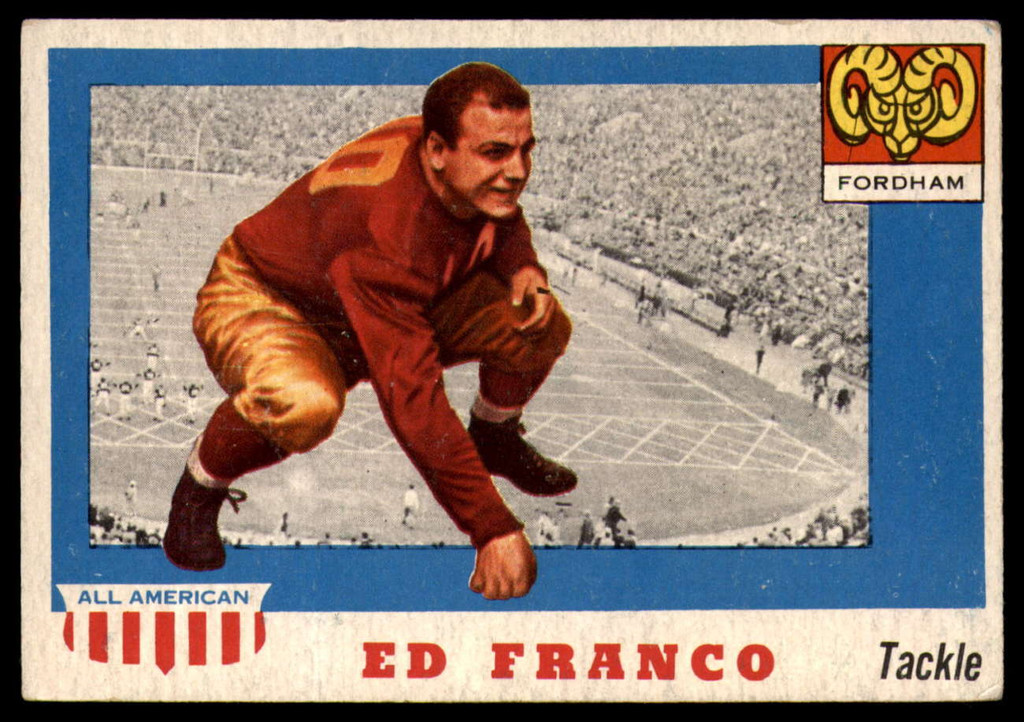 1955 Topps All American #58 Ed Franco EX/NM  ID: 116778