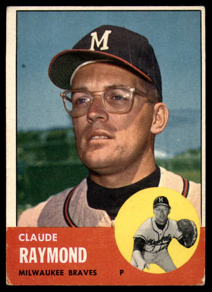 1963 Topps #519 Claude Raymond Excellent RC Rookie