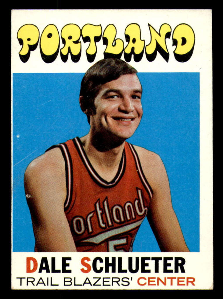 1971-72 Topps # 76 Dale Schlueter Excellent+  ID: 275751