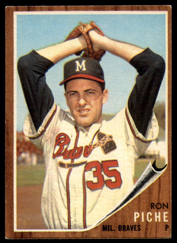 1962 Topps #582 Ron Piche Excellent+ High Number