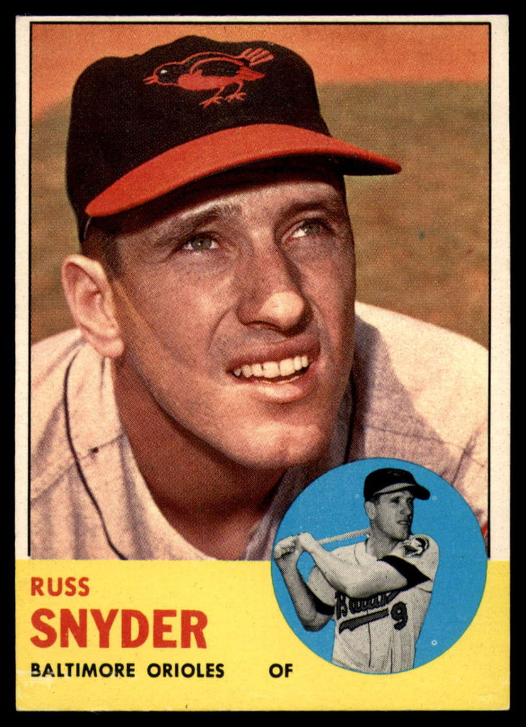 1963 Topps #543 Russ Snyder EX/NM  ID: 113477