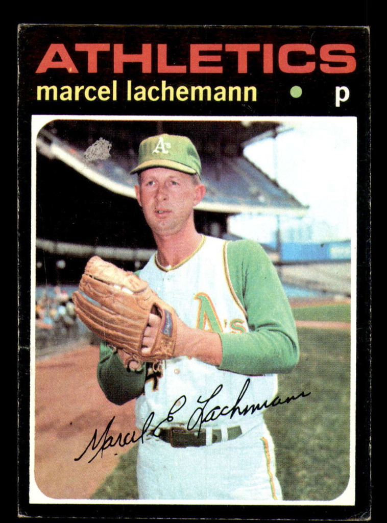 1971 Topps # 84 Marcel Lachemann Excellent RC Rookie 