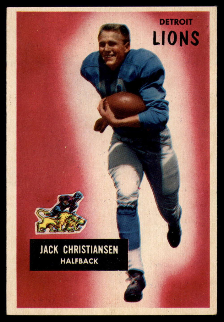 1955 Bowman #28 Jack Christiansen EX/NM  ID: 116709