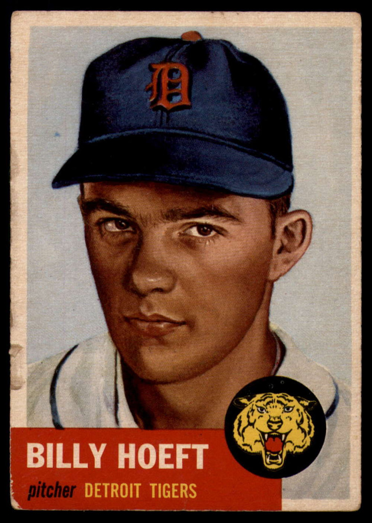 1953 Topps #165 Billy Hoeft VG Very Good  ID: 115231