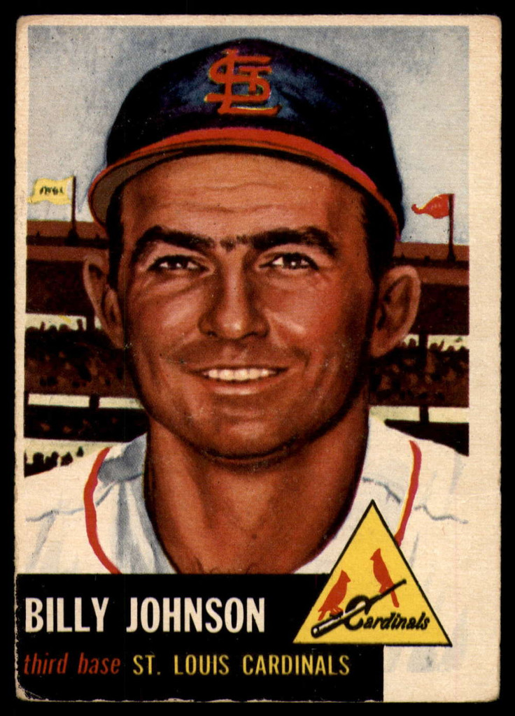 1953 Topps #21 Billy Johnson VG Very Good  ID: 104746