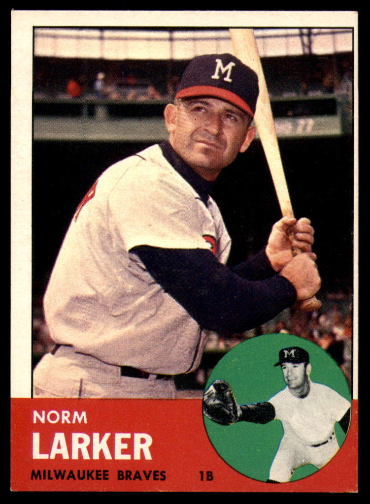 1963 Topps #536 Norm Larker EX/NM 