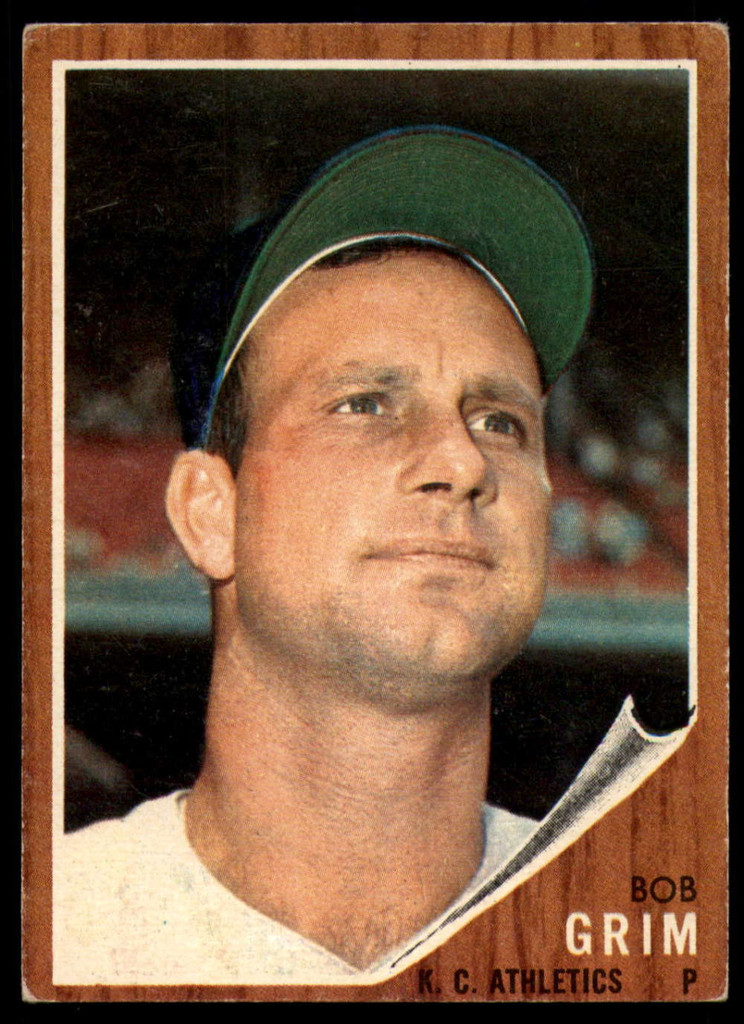 1962 Topps #564 Bob Grim Excellent 