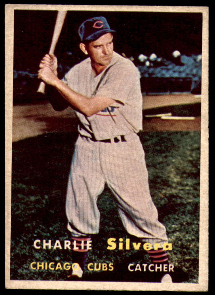 1957 Topps #255 Charlie Silvera Excellent+  ID: 183818