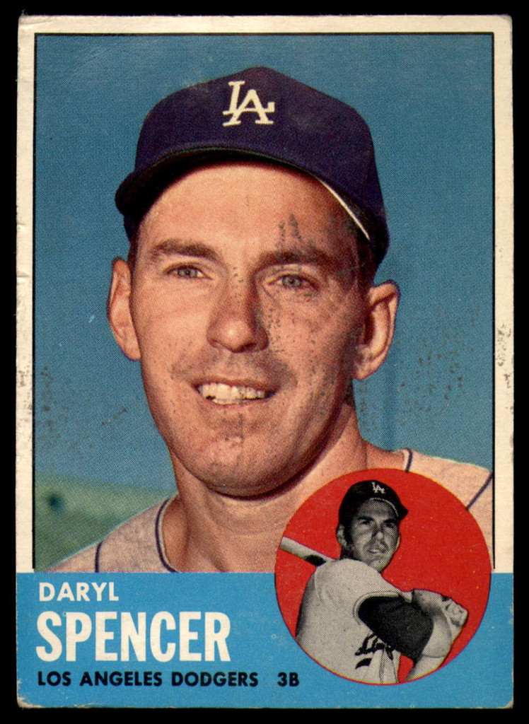 1963 Topps #502 Daryl Spencer VG Very Good  ID: 113419