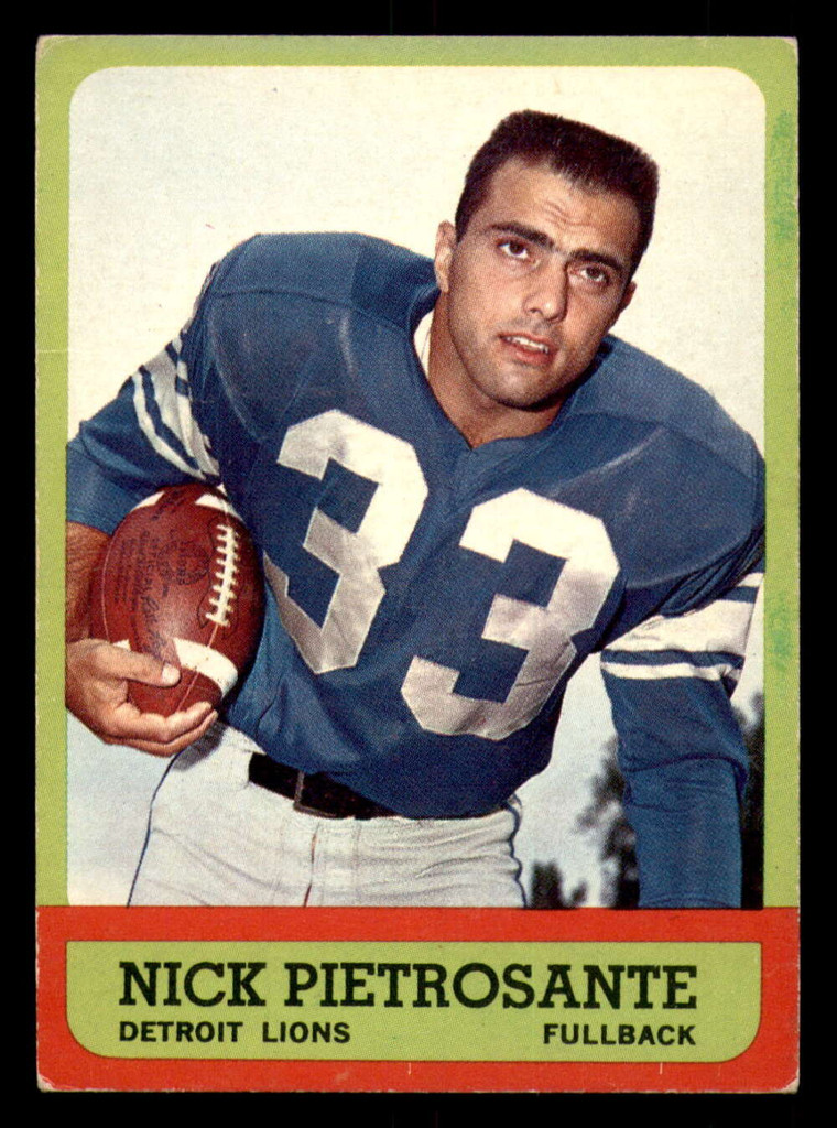 1963 Topps # 27 Nick Pietrosante Very Good  ID: 273024