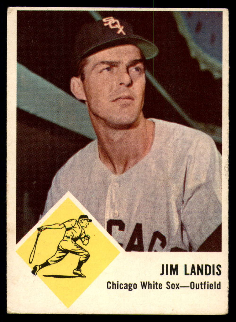 1963 Fleer #10 Jim Landis EX++ Excellent++ 