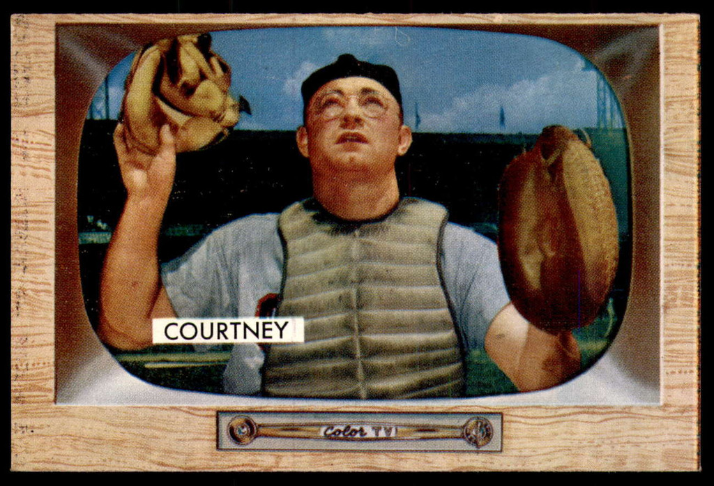 1955 Bowman #34 Clint Courtney Ex-Mint  ID: 199282