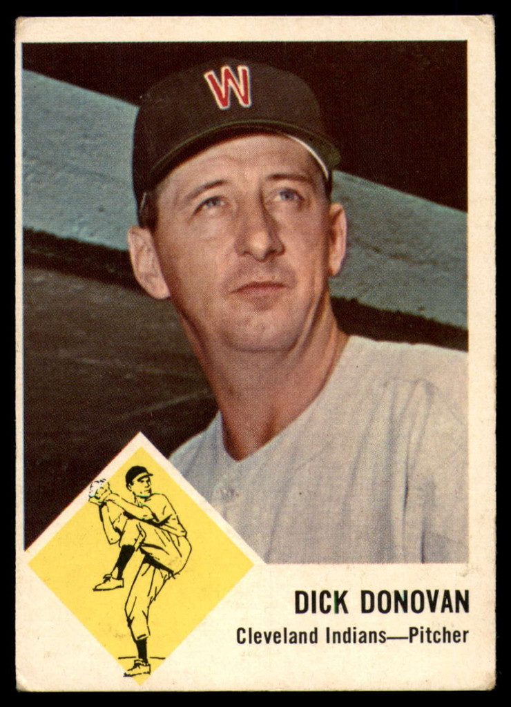 1963 Fleer #11 Dick Donovan EX Excellent 