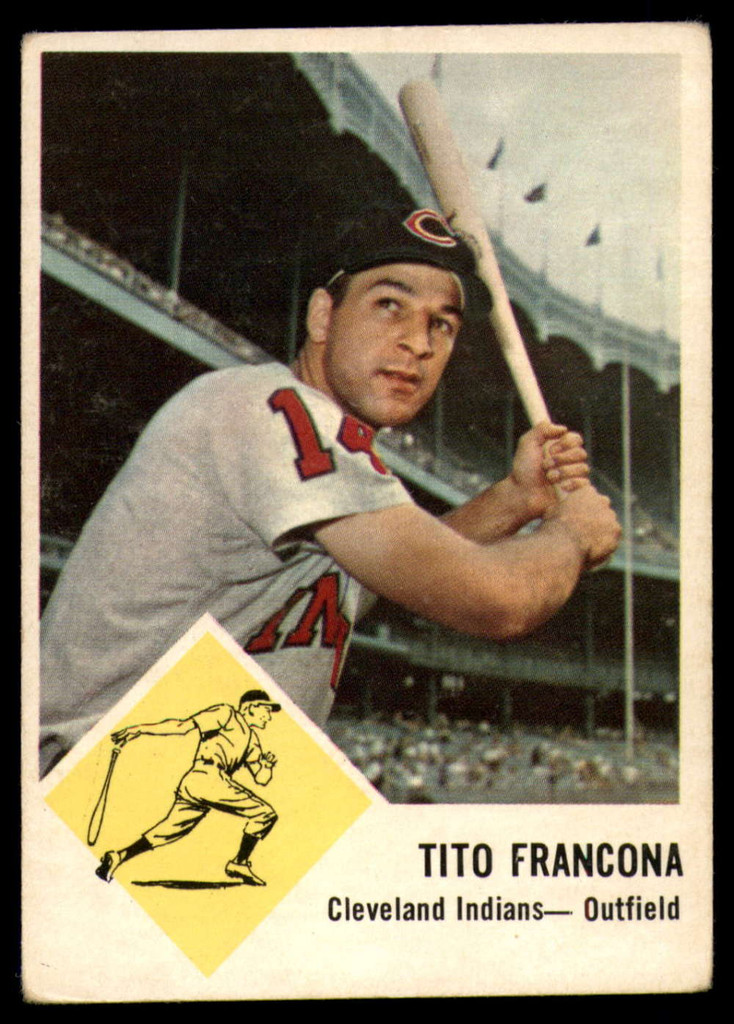 1963 Fleer #12 Tito Francona EX Excellent 