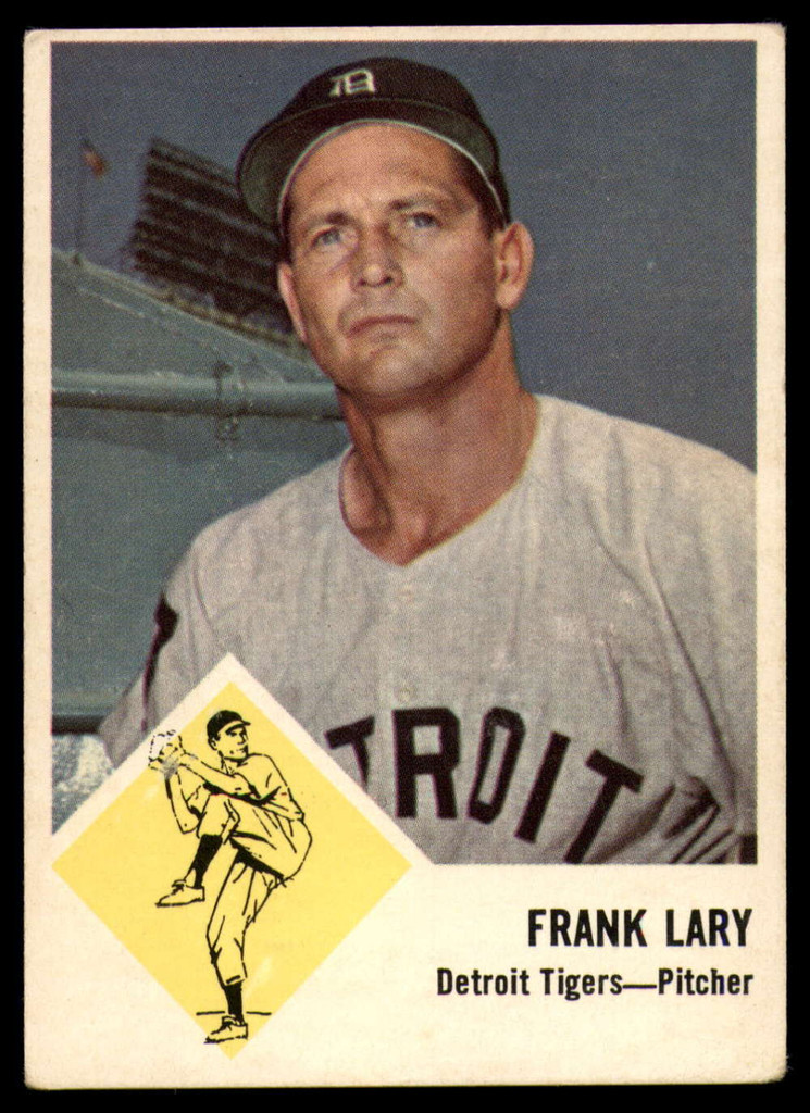 1963 Fleer #14 Frank Lary EX Excellent 