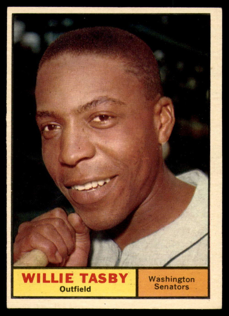 1961 Topps #458 Willie Tasby NM Near Mint 