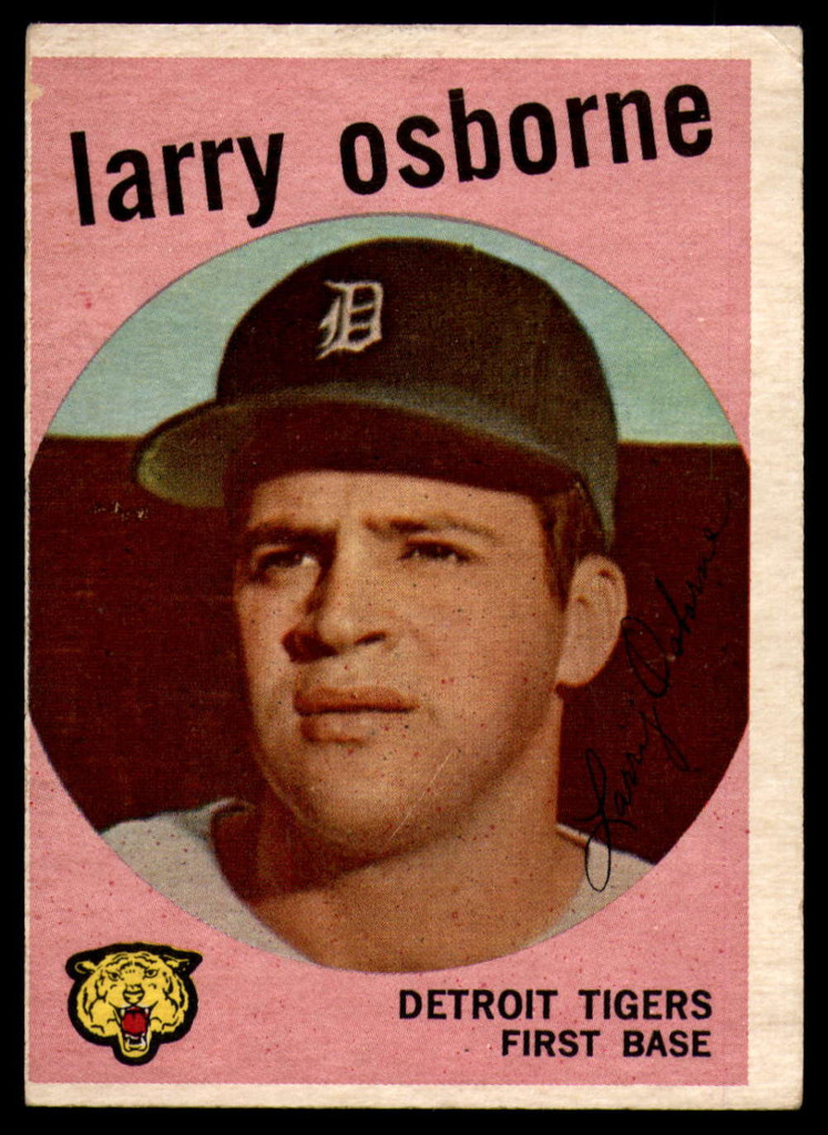 1959 Topps #524 Larry Osborne EX Excellent High Number RC Rookie ID: 103784