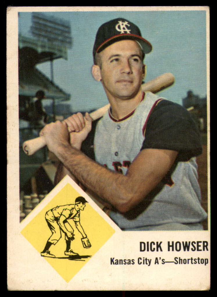 1963 Fleer #15 Dick Howser Excellent+  ID: 149633