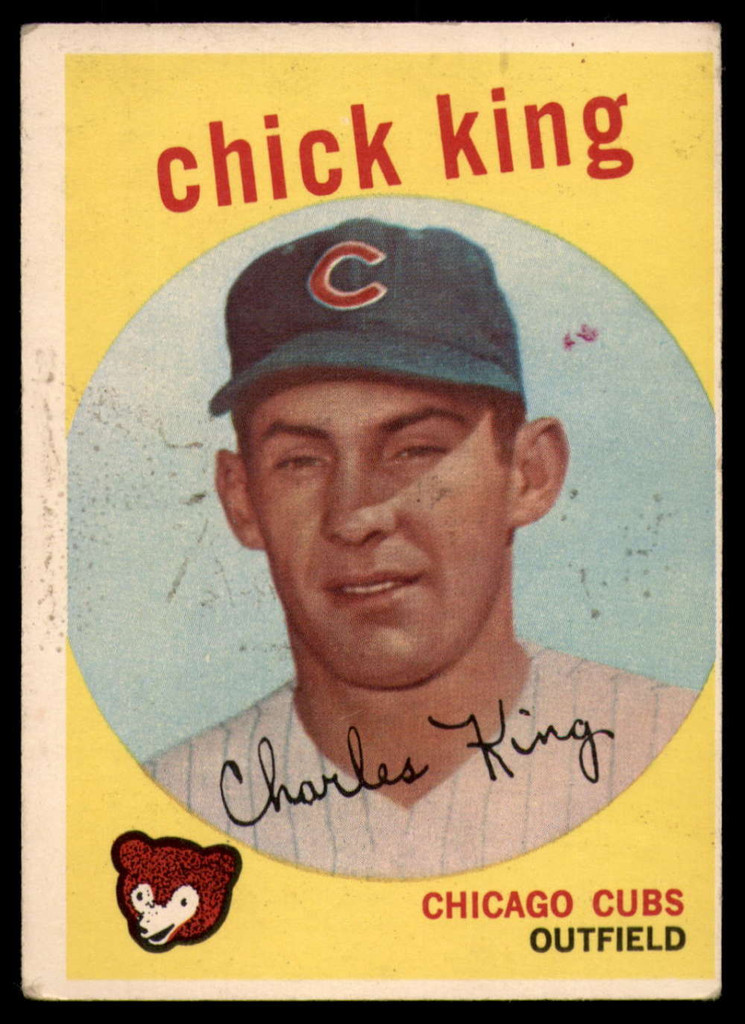 1959 Topps #538 Chick King EX Excellent High Number