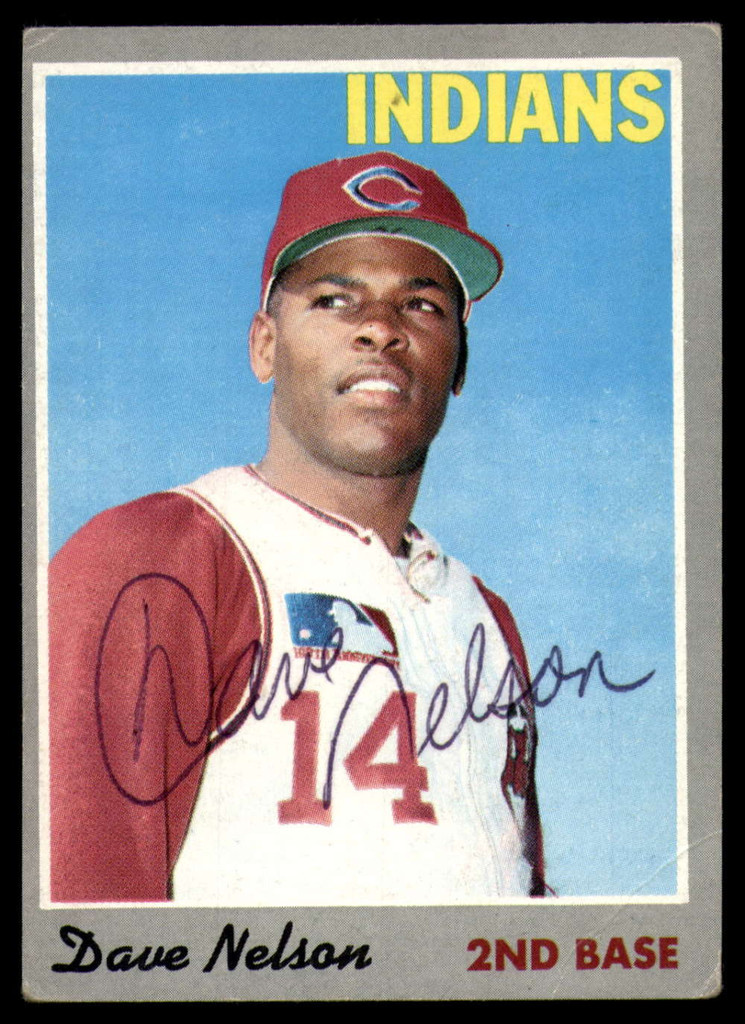 1970 Topps #112 Dave Nelson Signed Auto Autograph  ID: 163209