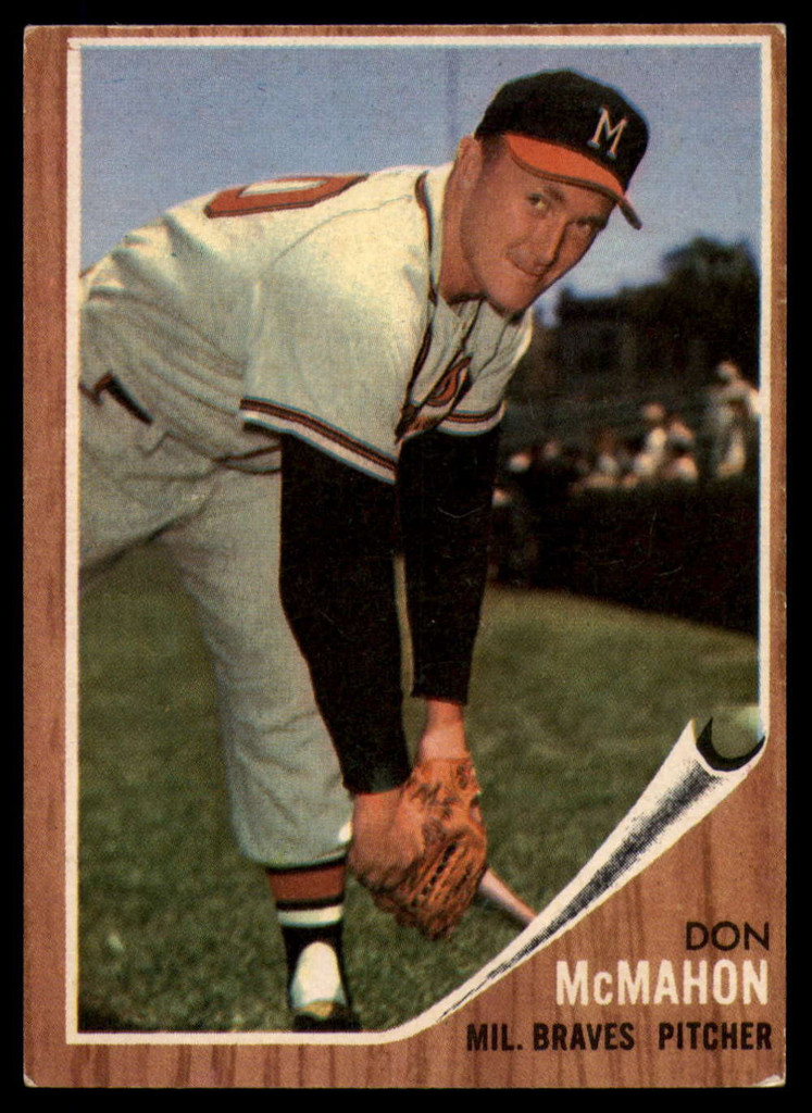 1962 Topps #483 Don McMahon Excellent+  ID: 161024