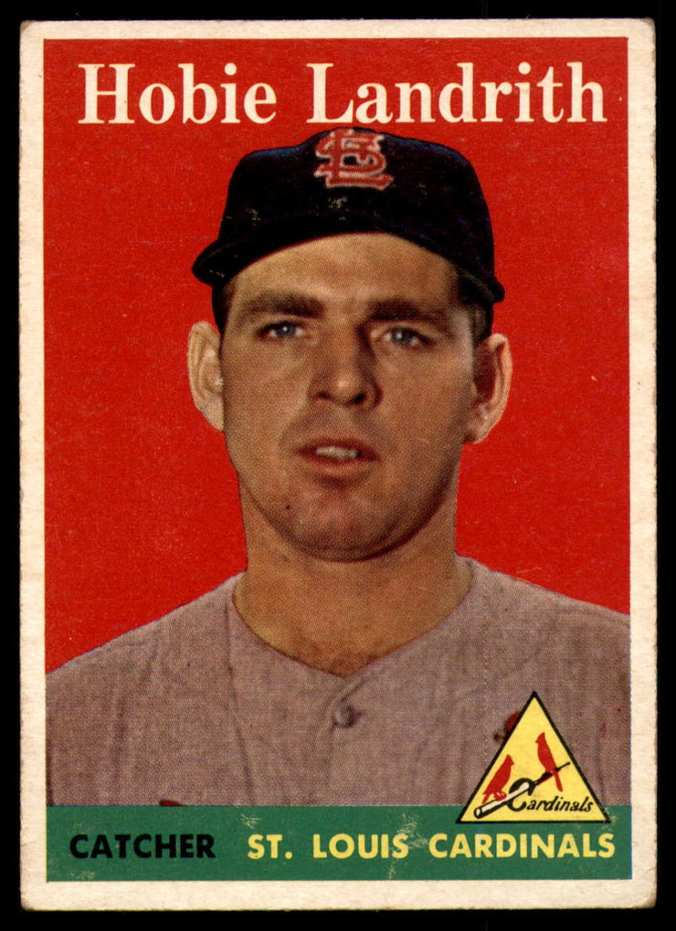 1958 Topps #24a Hobie Landrith EX++ Excellent++  ID: 103992