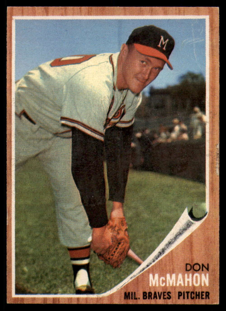 1962 Topps #483 Don McMahon Excellent+  ID: 180280