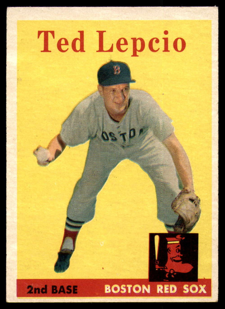 1958 Topps #29 Ted Lepcio UER EX++ Excellent++  ID: 104003