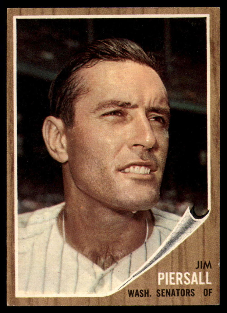 1962 Topps #90 Jim Piersall Ex-Mint  ID: 169489