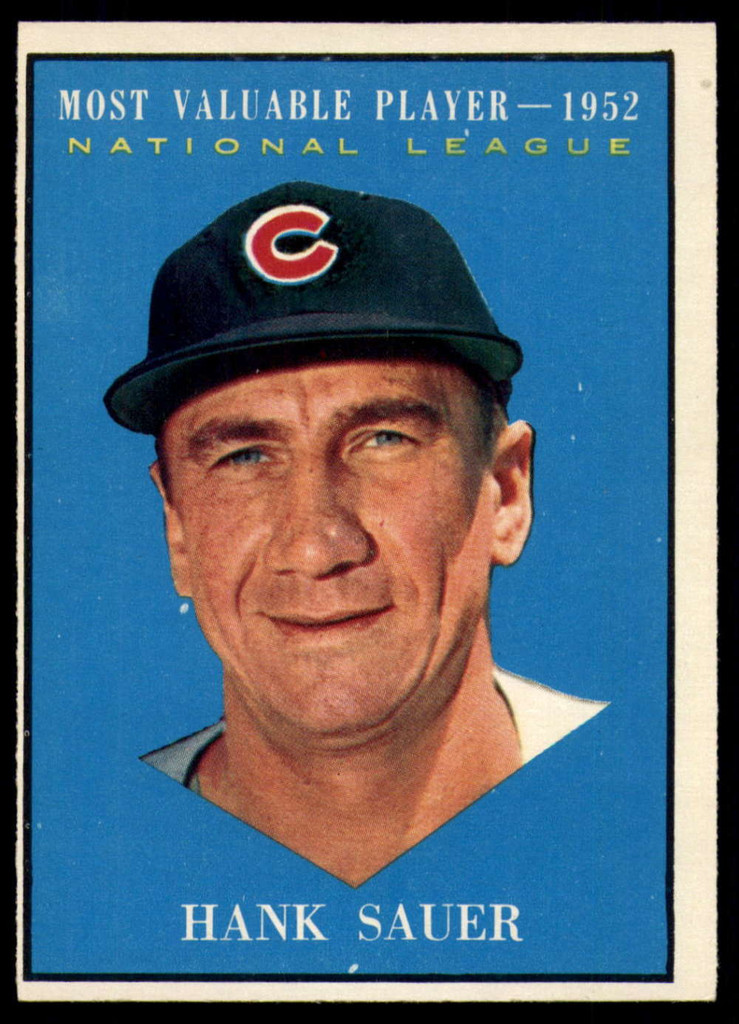 1961 Topps #481 Hank Sauer Ex-Mint  ID: 156507