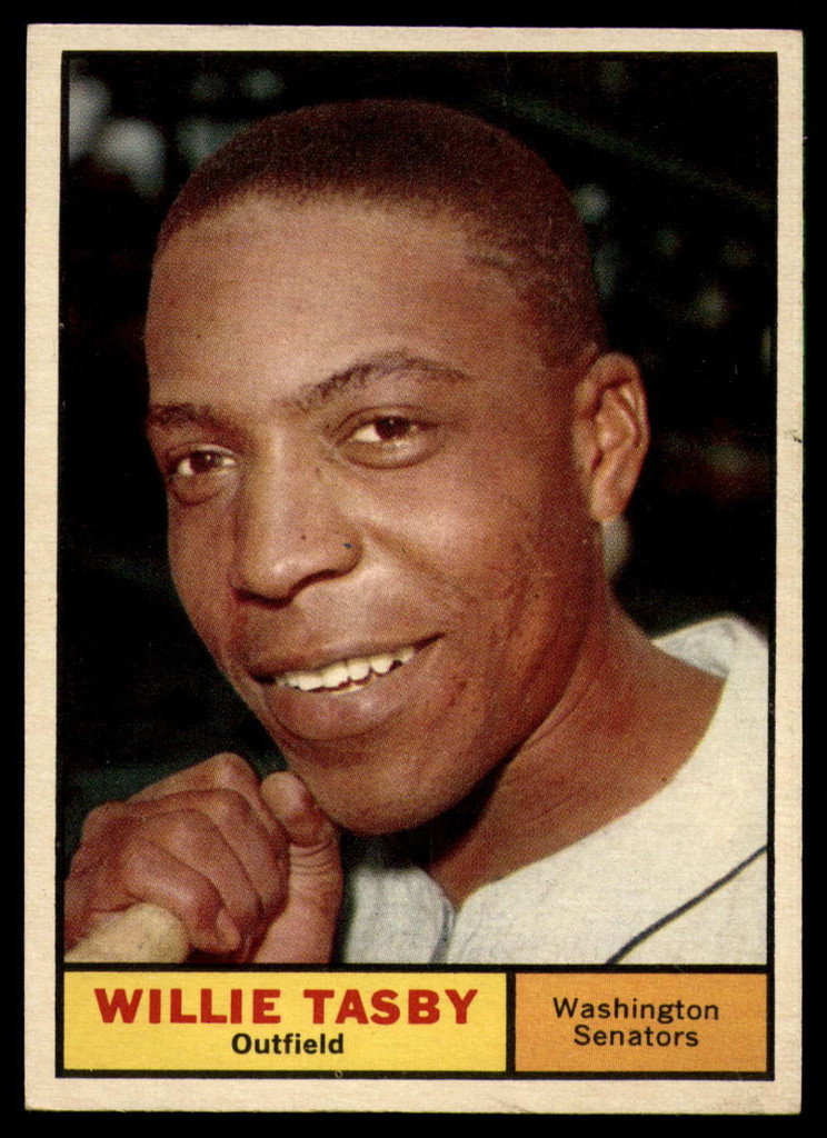 1961 Topps #458 Willie Tasby EX/NM 