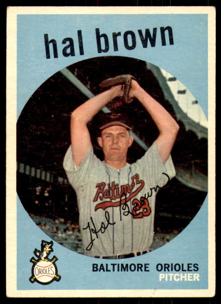 1959 Topps #487 Hal Brown Very Good  ID: 230971