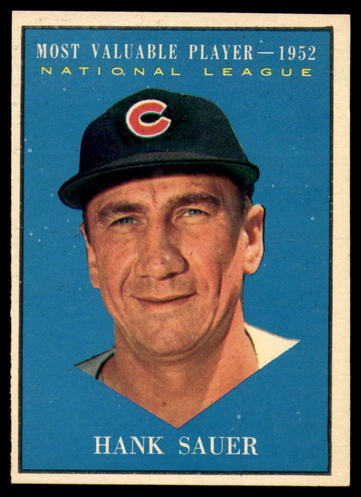 1961 Topps #481 Hank Sauer EX/NM  ID: 112763