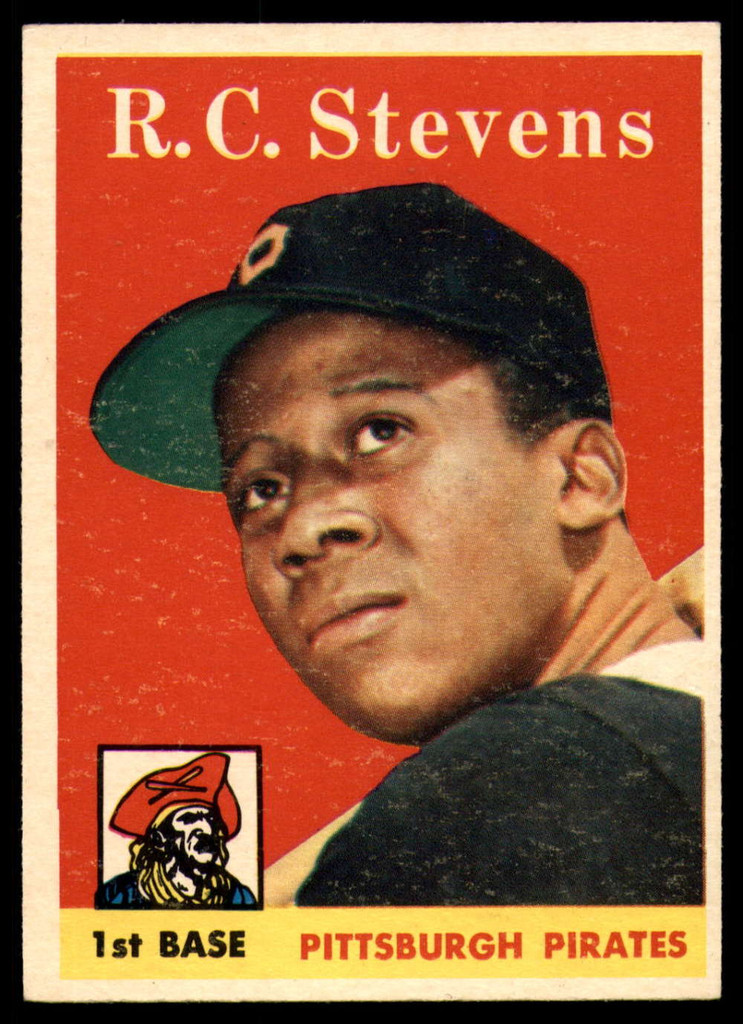 1958 Topps #470 R.C. Stevens EX/NM RC Rookie ID: 107135