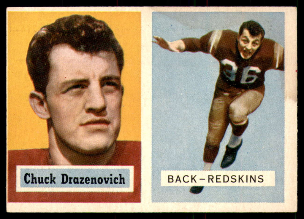 1957 Topps #60 Chuck Drazenovich Very Good  ID: 218721