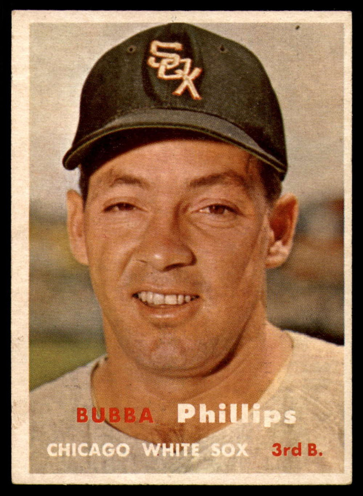 1957 Topps #395 Bubba Phillips EX/NM  ID: 115587