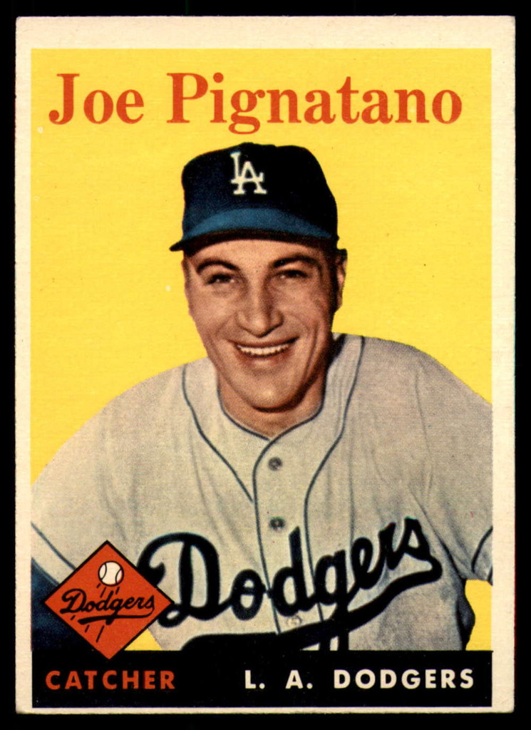 1958 Topps #373 Joe Pignatano EX/NM RC Rookie ID: 106900