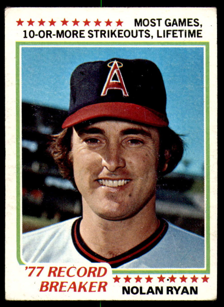 1978 Topps #   6 Nolan Ryan RB VG-EX 