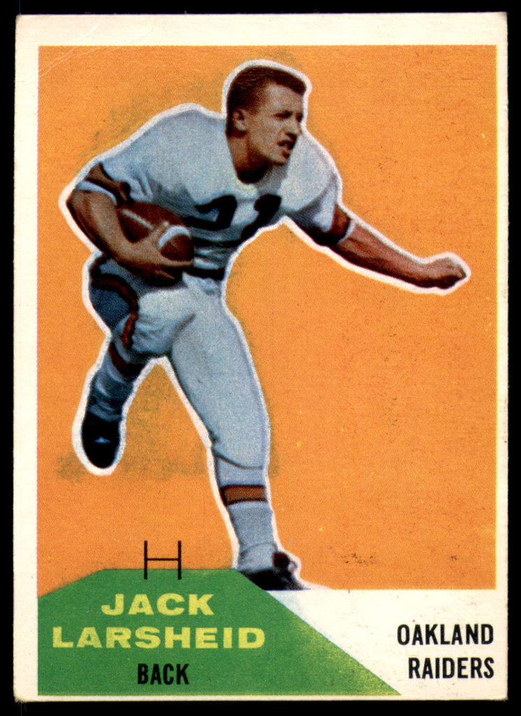 1960 Fleer #41 Jack Larscheid UER Very Good RC Rookie 