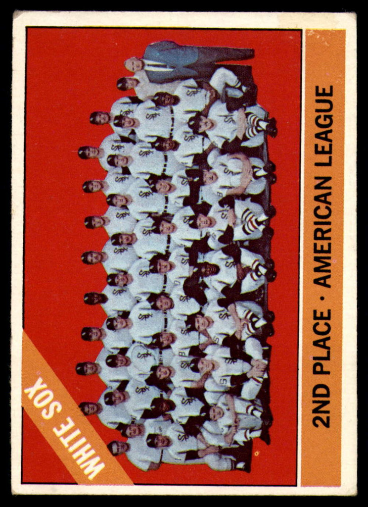 1966 Topps #426 White Sox Team EX++ Excellent++  ID: 111798