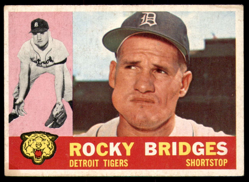 1960 Topps #22 Rocky Bridges Very Good  ID: 239779