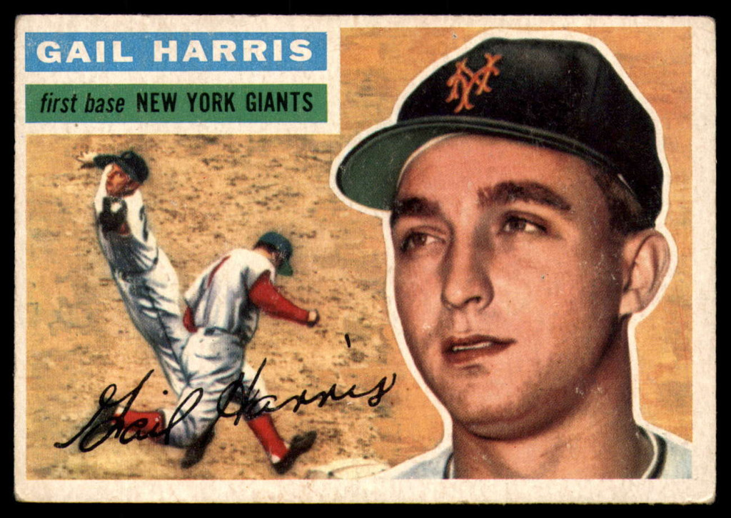 1956 Topps #91 Gail Harris EX++ Excellent++ RC Rookie