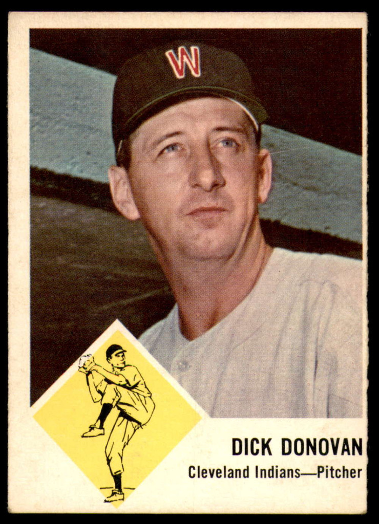 1963 Fleer #11 Dick Donovan VG-EX 