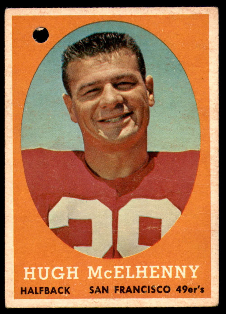 1958 Topps #122 Hugh McElhenny Poor 