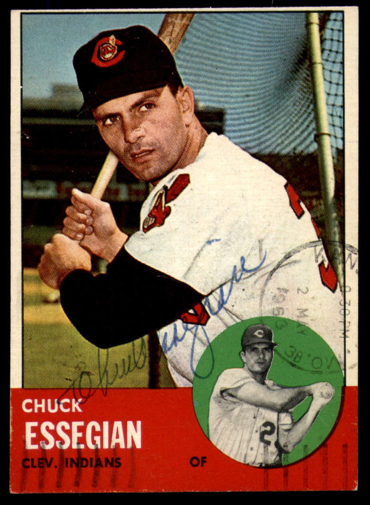 1963 Topps #103 Chuck Essegian Signed Auto Autograph 