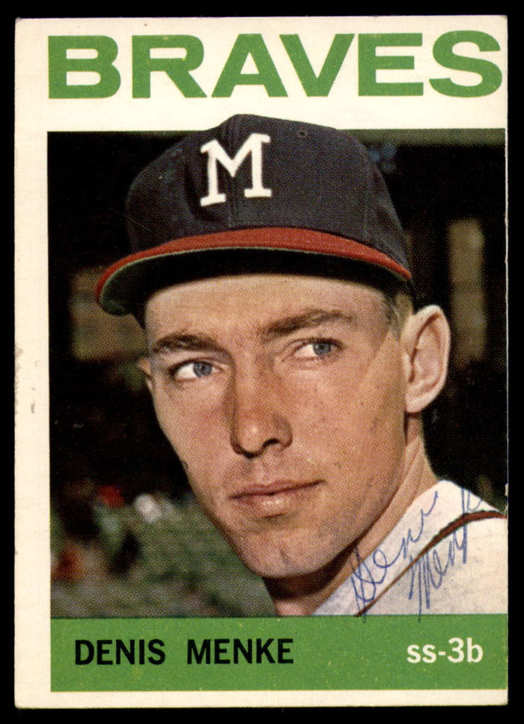 1964 Topps # 53 Denis Menke Signed Auto Autograph 