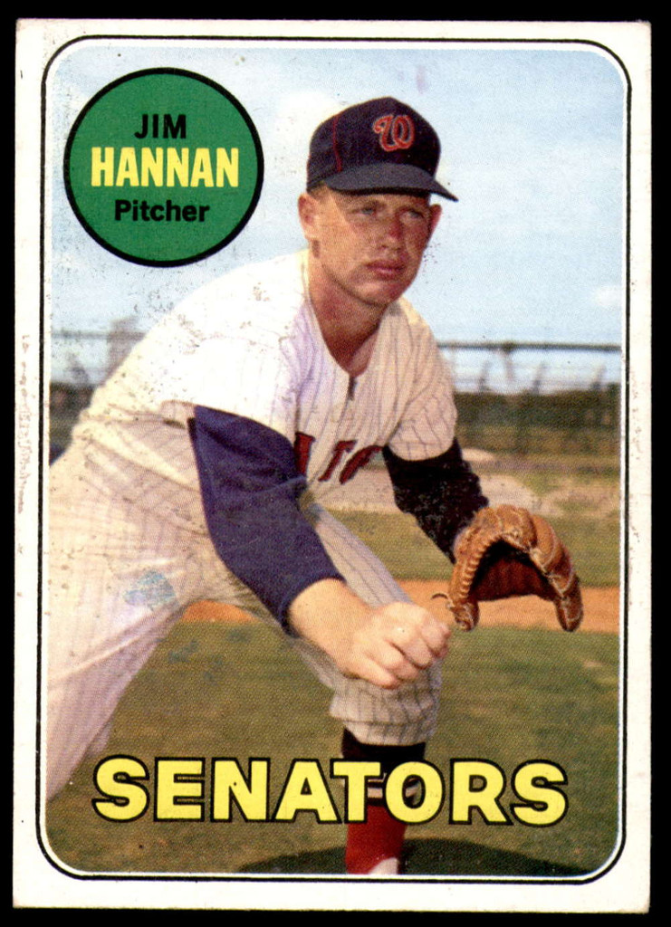 1969 Topps #106 Jim Hannan Excellent+  ID: 249356