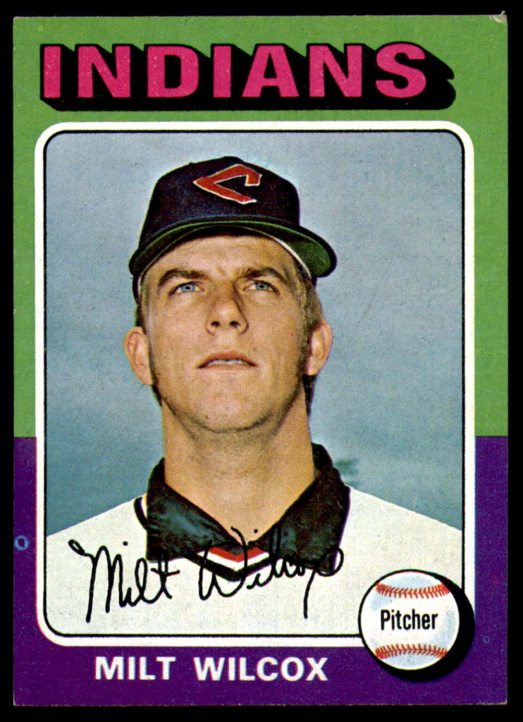 1975 Topps Mini # 14 Milt Wilcox Ex-Mint  ID: 247580